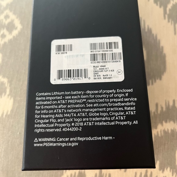 Att Cingular flip 2 black vguc - Picture 3 of 4